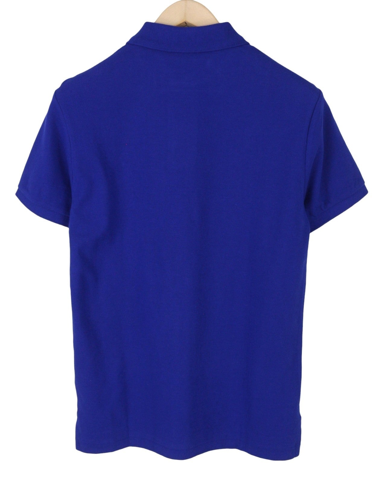 RALPH LAUREN Custom Slim Fit Men Polos XL Mid Blue Embroidered Logo Short Sleeve