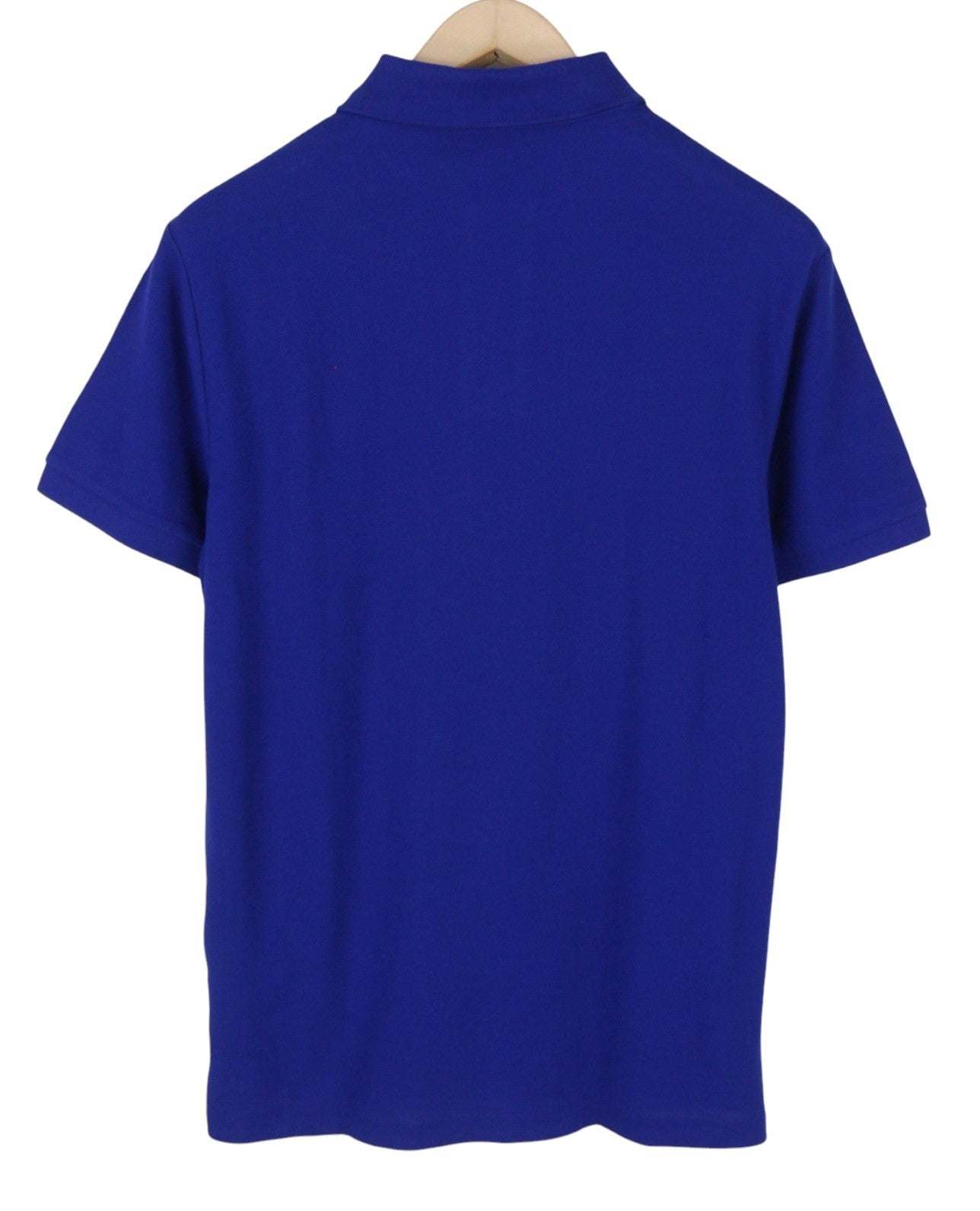 RALPH LAUREN Custom Slim Fit Men Polos M Mid Blue Embroidered Logo Short Sleeve