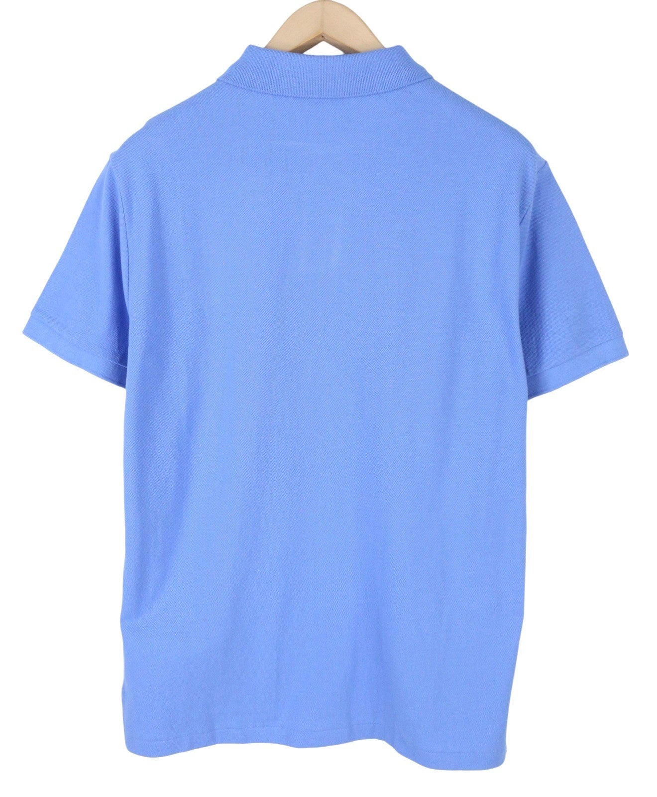 RALPH LAUREN Custom Slim Fit Men Polos 2XL Blue Embroidered Logo Short Sleeve