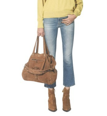 R13 Kick Fit Women Jeans 25 Jasper Stretch Whiskers Faded Cropped Ankle