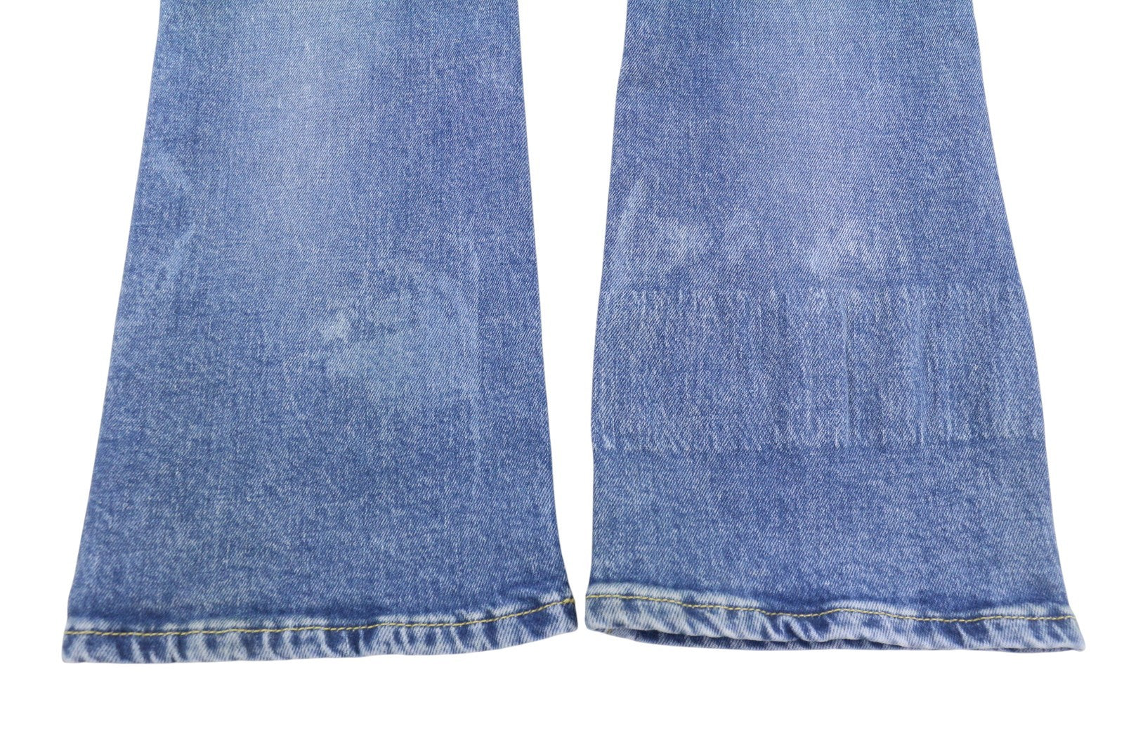 R13 Kick Fit Women Jeans 25 Jasper Stretch Whiskers Faded Cropped Ankle