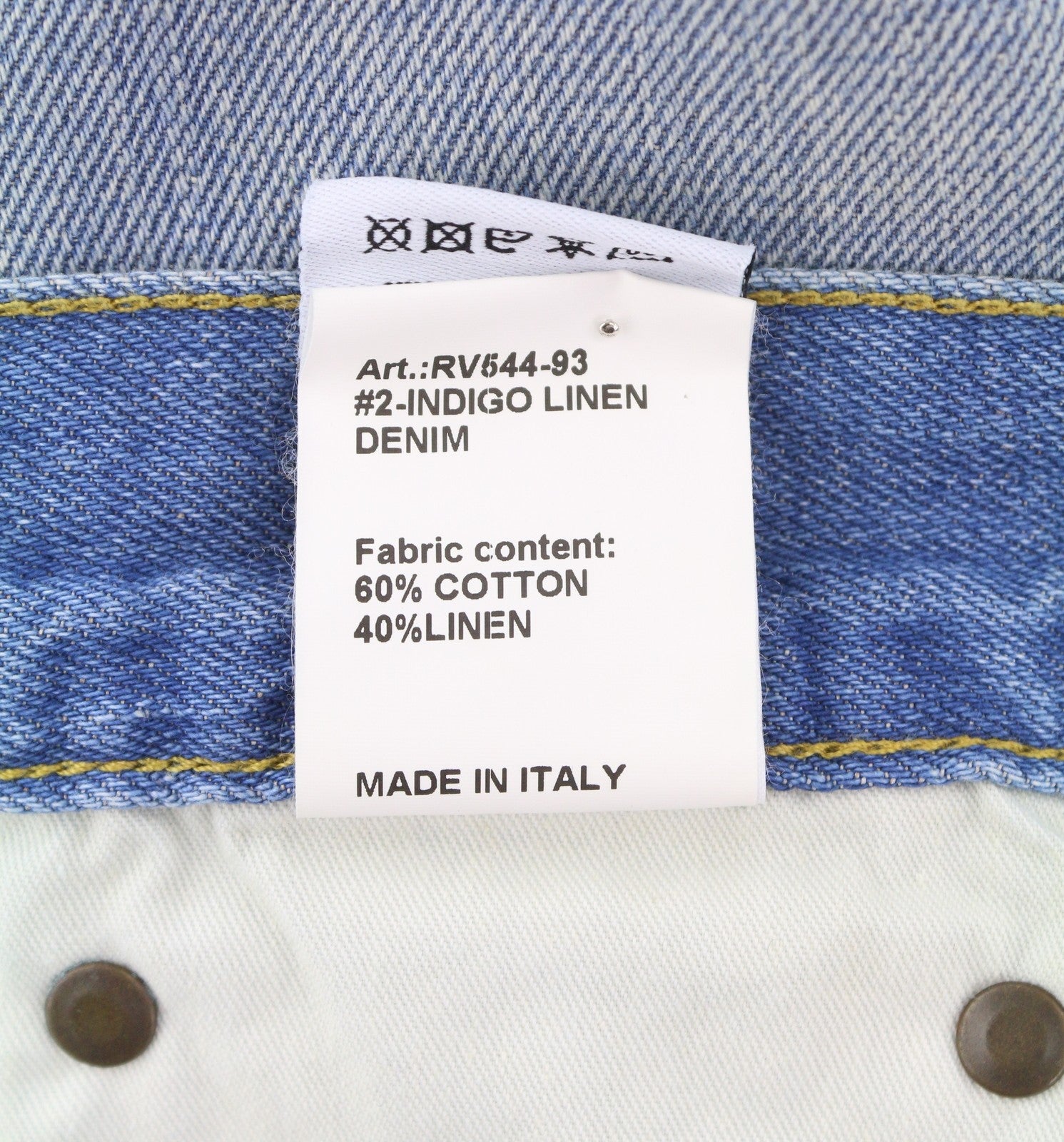 R13 Tailored Drop Women Jeans 27 Cliff Linen Indigo Whiskers Faded Ankle Cropped