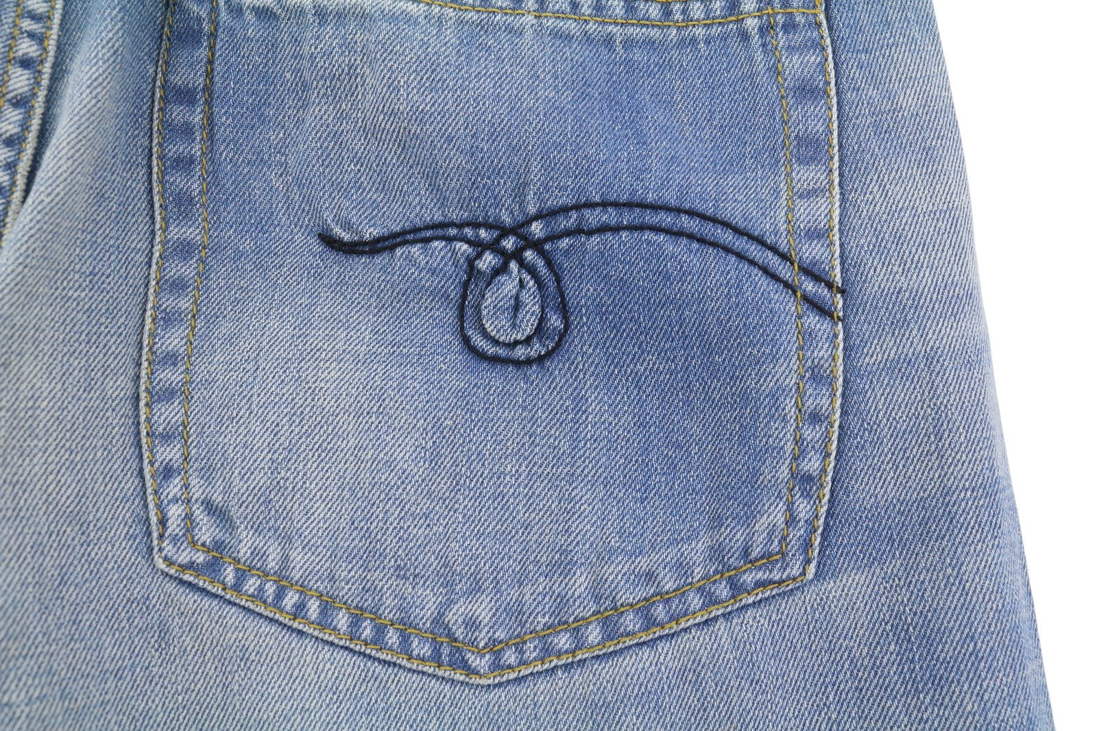 R13 Tailored Drop Women Jeans 27 Cliff Linen Indigo Whiskers Faded Ankle Cropped