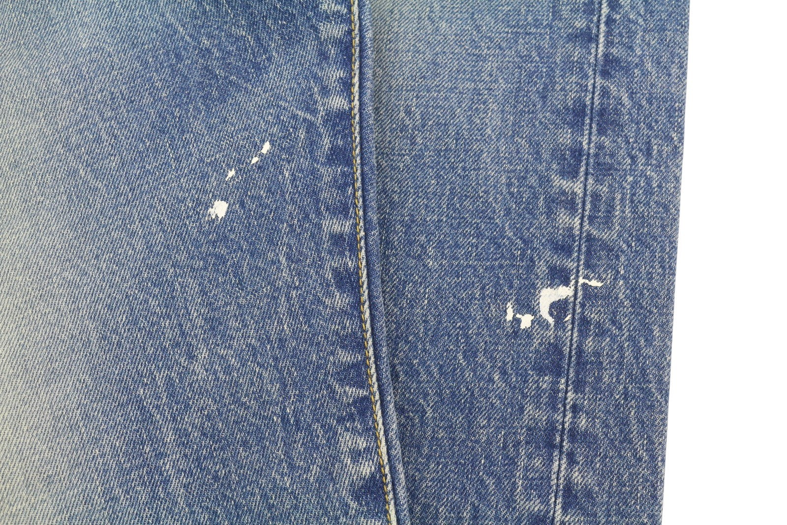 R13 Weller Drop Men Jeans W32 Jasper Blue Whiskers Faded Cropped Ankle Denim