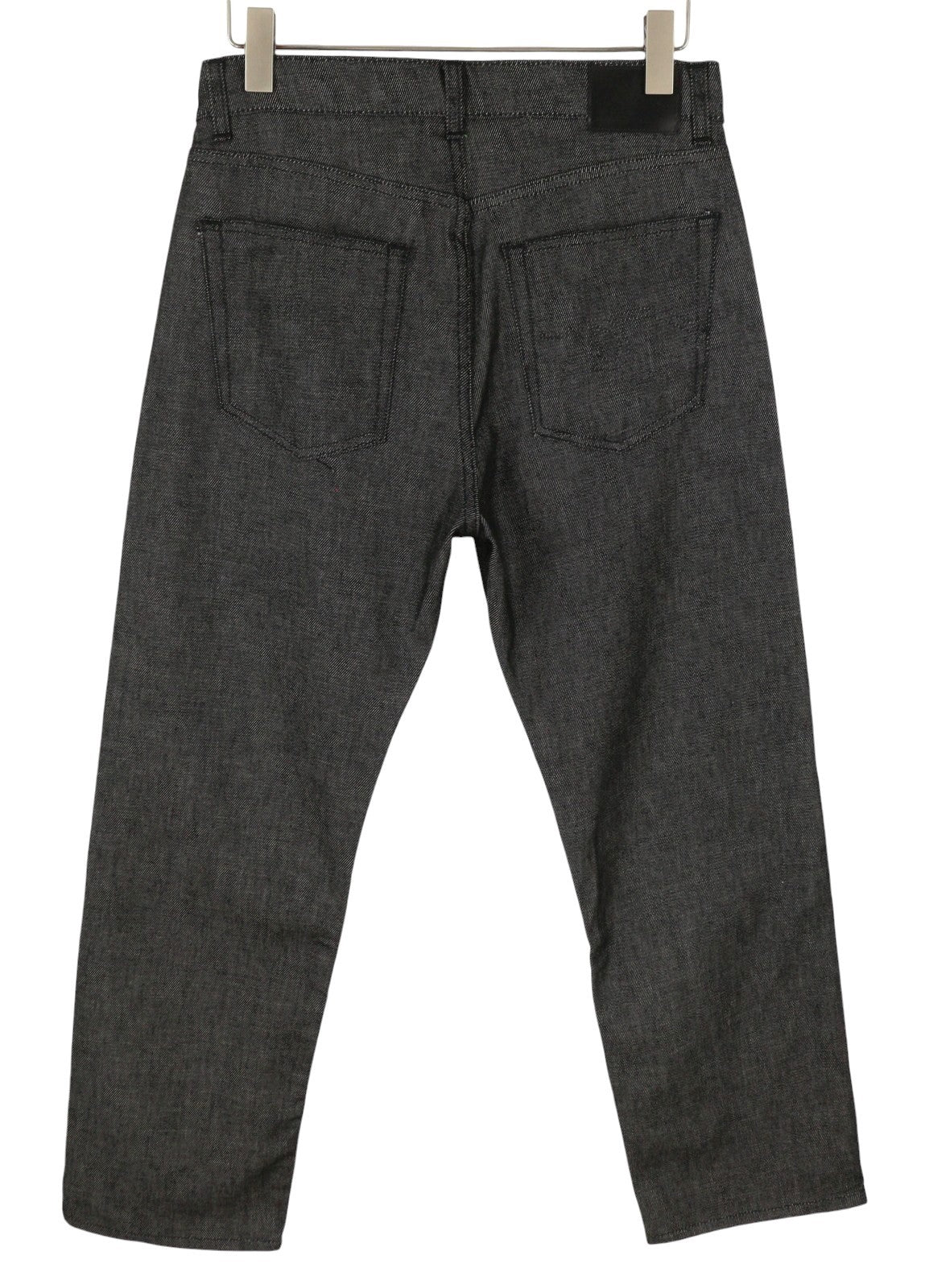 R13 Boyfriend Women Jeans 26 Vintage Grey Cropped Dark Denim Zip Fly