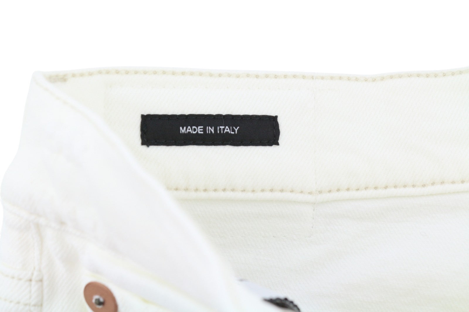 R13 Romeo Women Jeans 27 Aerin White Stretch Cropped Ankle Zip SS25 RRP699