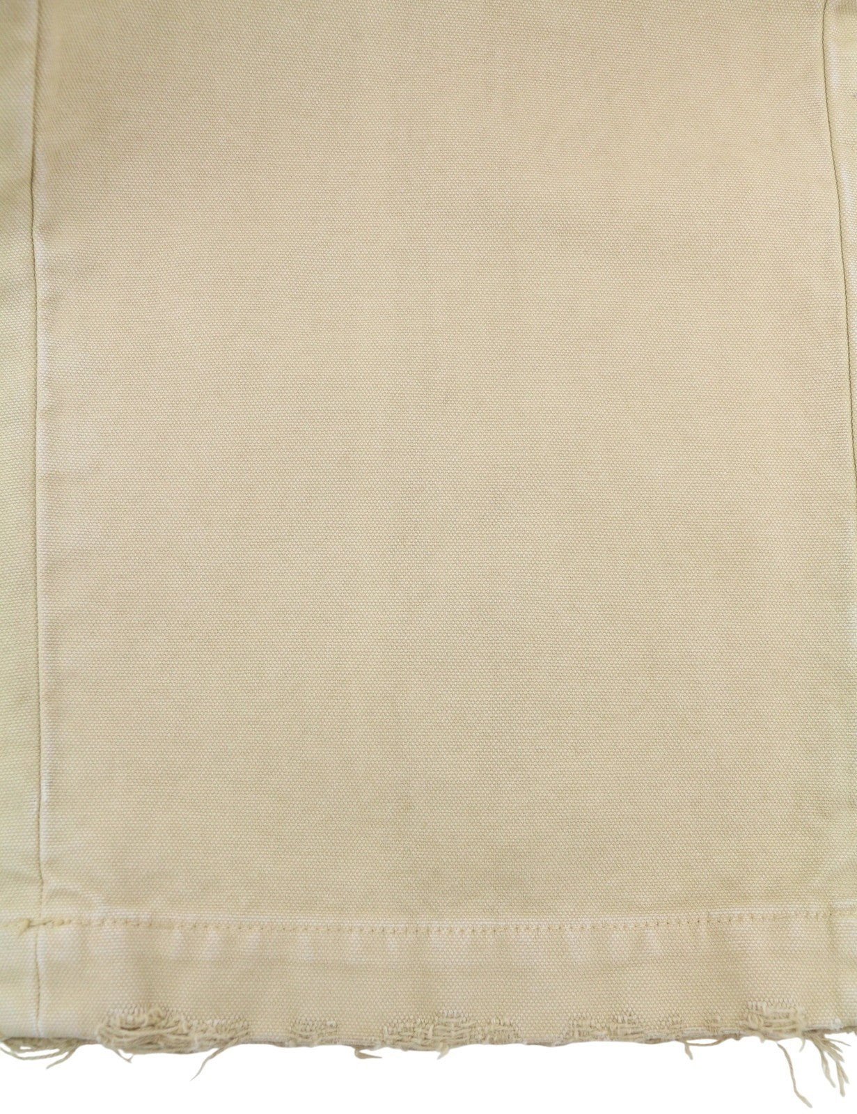 DESMORE Cargo Men Trousers W34 Light Brown Faded Patch Pockets Distress Zip