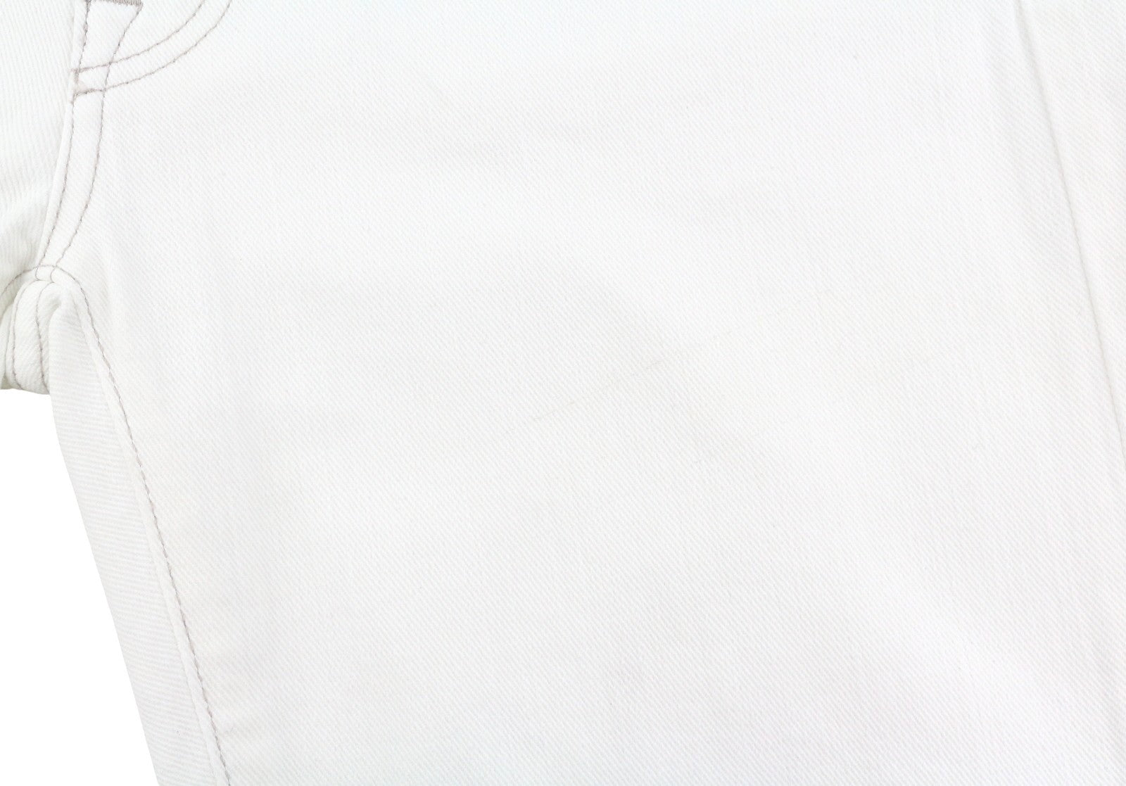 R13 Boy Straight Women Jeans 29 Bale White Cropped Ankle Zip Denim PS25 RRP499