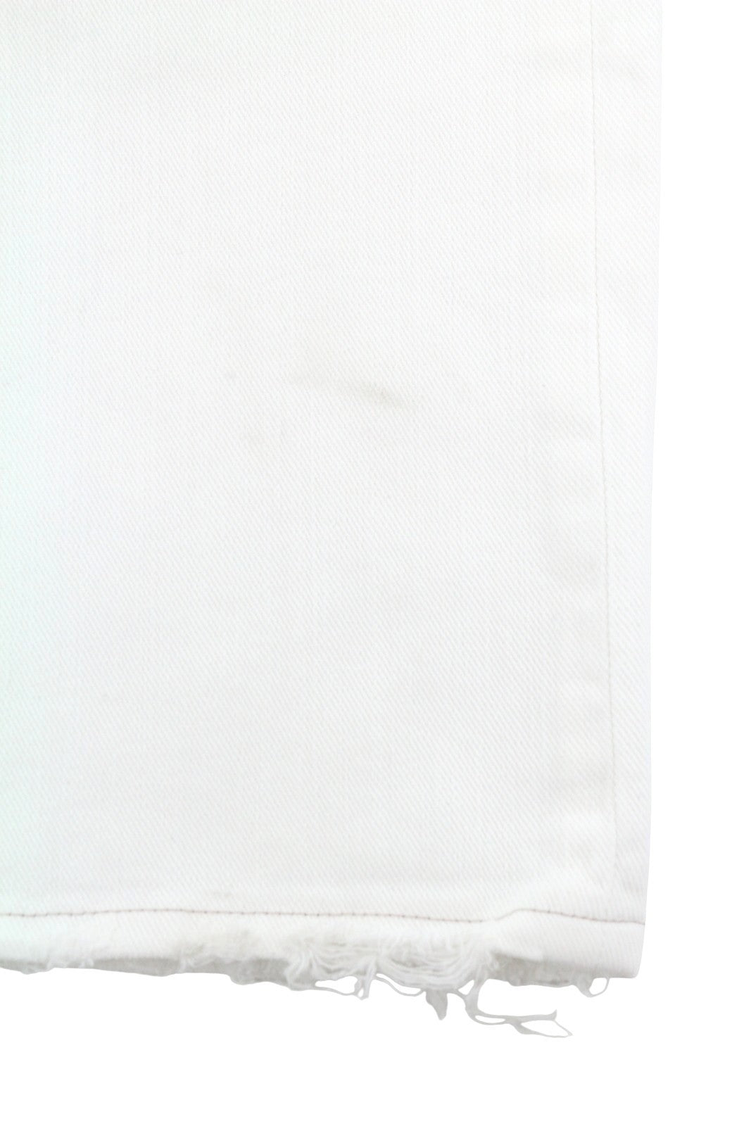 R13 Boy Straight Women Jeans 29 Bale White Cropped Ankle Zip Denim PS25 RRP499