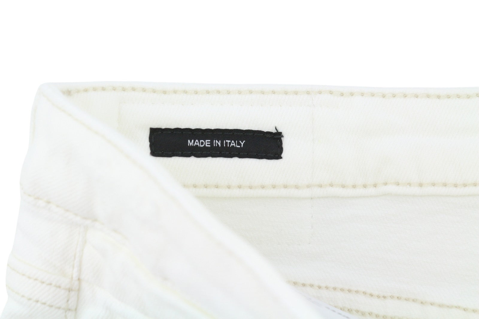 R13 Boy Straight Women Jeans 28 Aerin White Stretch Distress Cropped SS25 RRP720