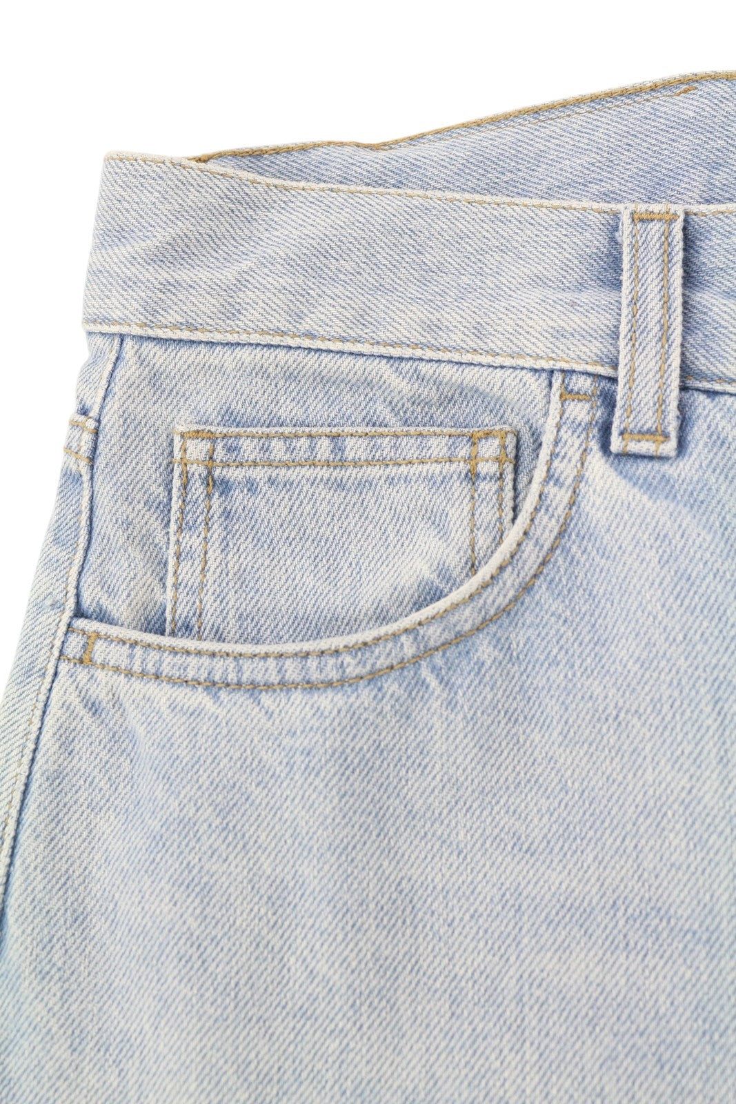 LIU JO Straight Cintino Women Jeans W28 Washed Blue Denim Zip Fly Logo