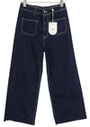 Jeans Flare Patch Pocket