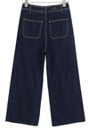 Jeans Flare Patch Pocket