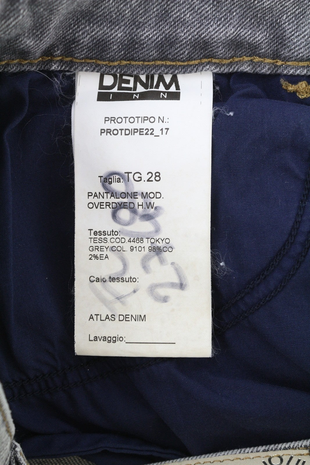 LIU JO Overdyed Women Jeans W28 High Waist Skinny Grey Washed Denim