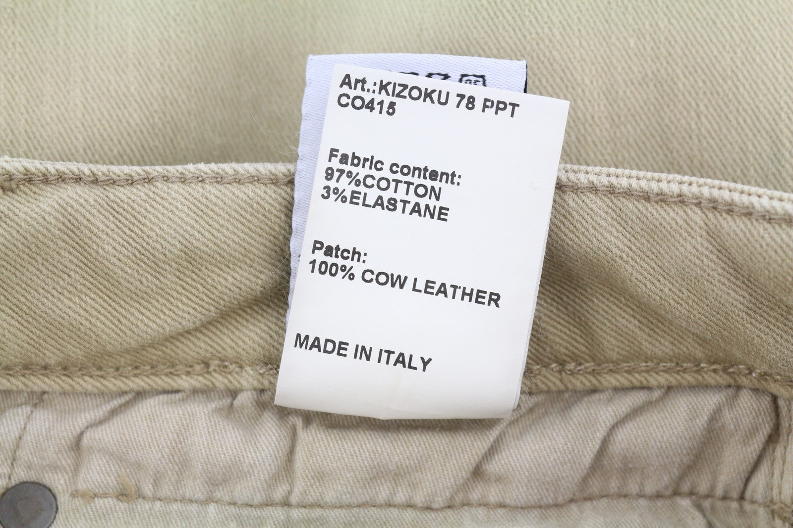 R13 Boy Straight Women Jeans 28 Khaki Stretch Faded Cropped Ankle Zip RRP699