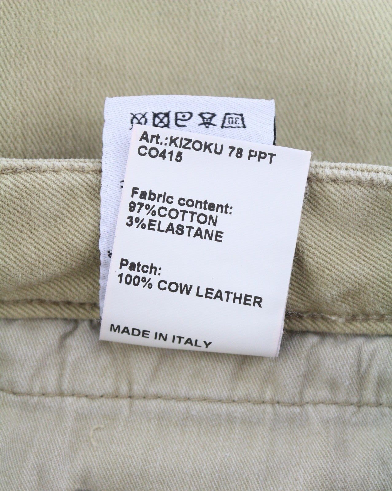 R13 Boy Straight Women Jeans 26 Khaki Stretch Faded Cropped Ankle Zip RRP699