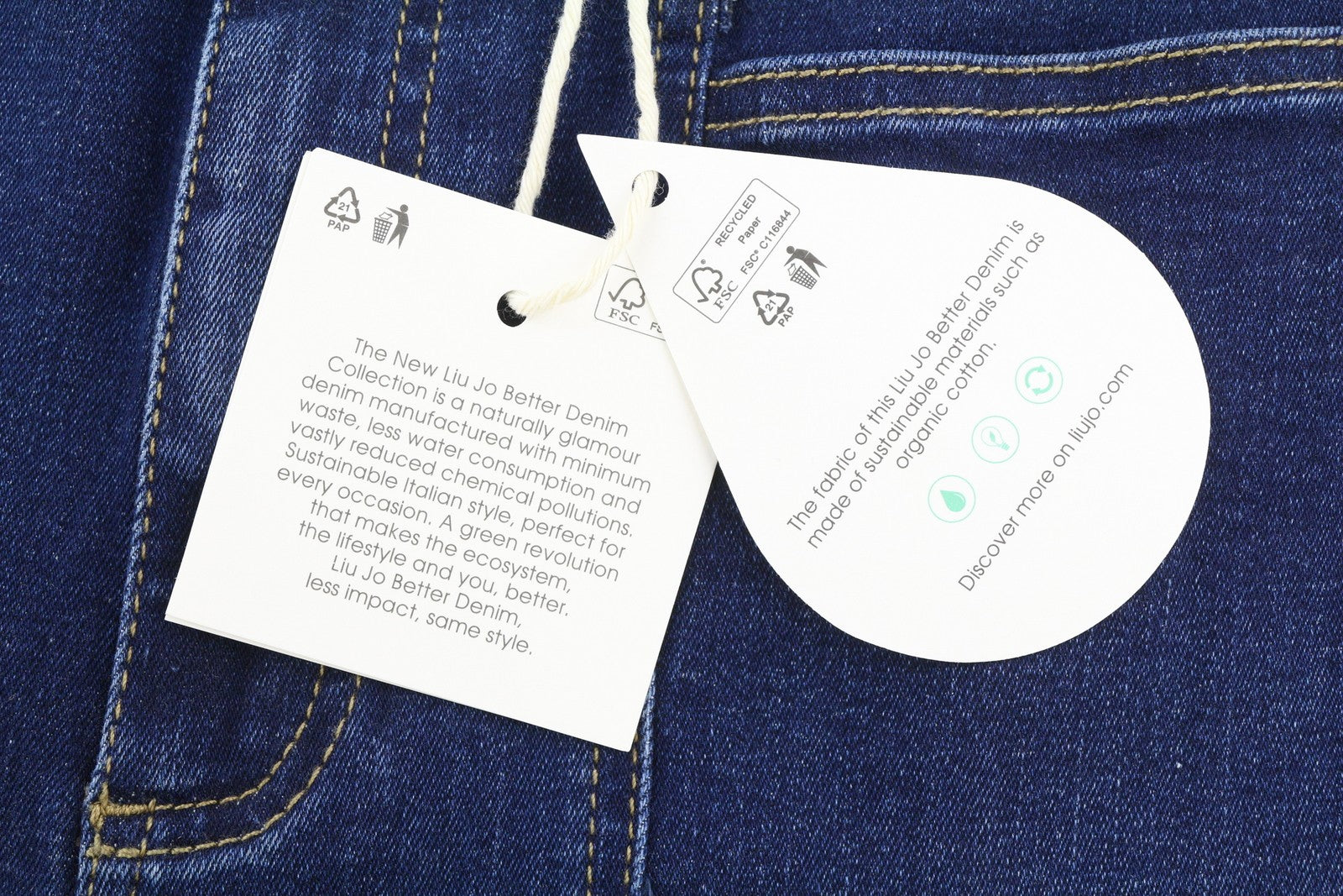 LIU JO Lungo Women Jeans W28 High Waist Bootcut Blue Denim Zip Fly