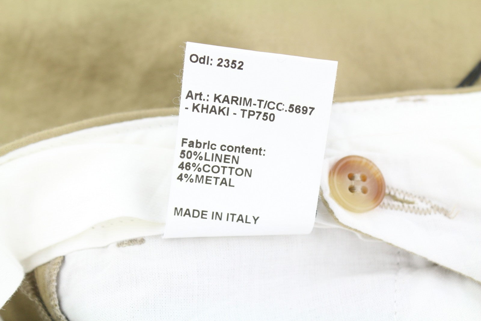 R13 Wide Leg Women Trousers 25 Khaki Linen Blend Pleated Button Fly RRP699