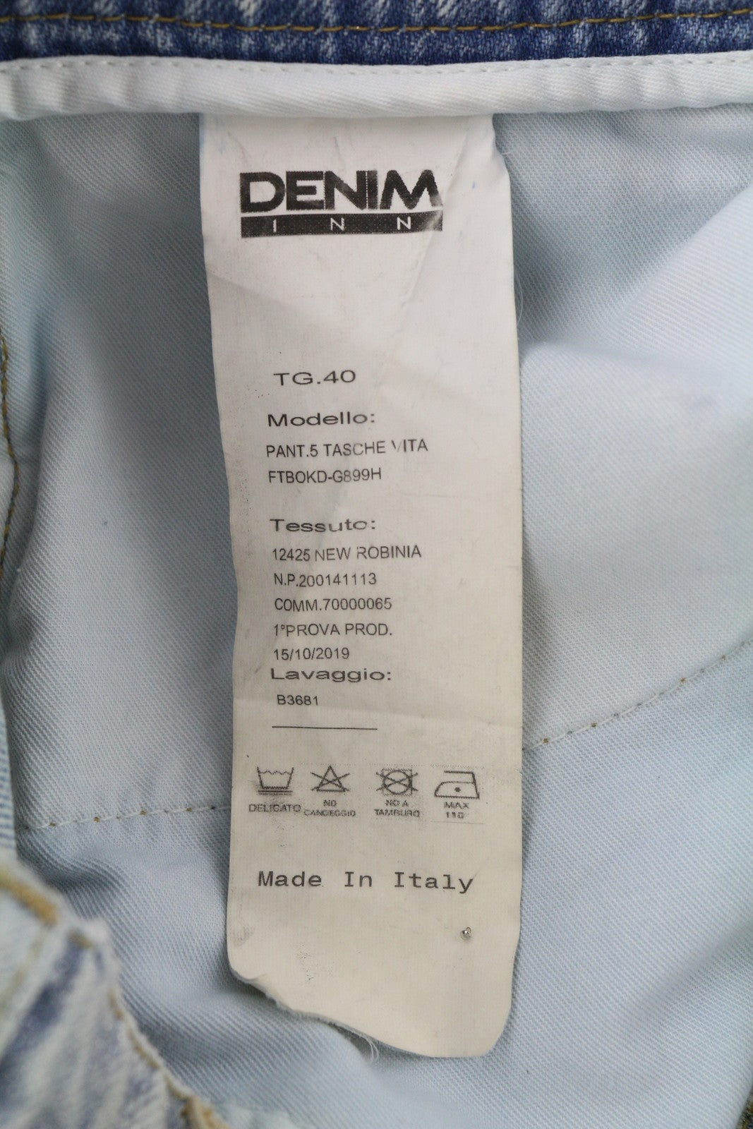 LIU JO 5 Tasche Vita Women Jeans 40 Wide Leg High Waist Ripped Denim