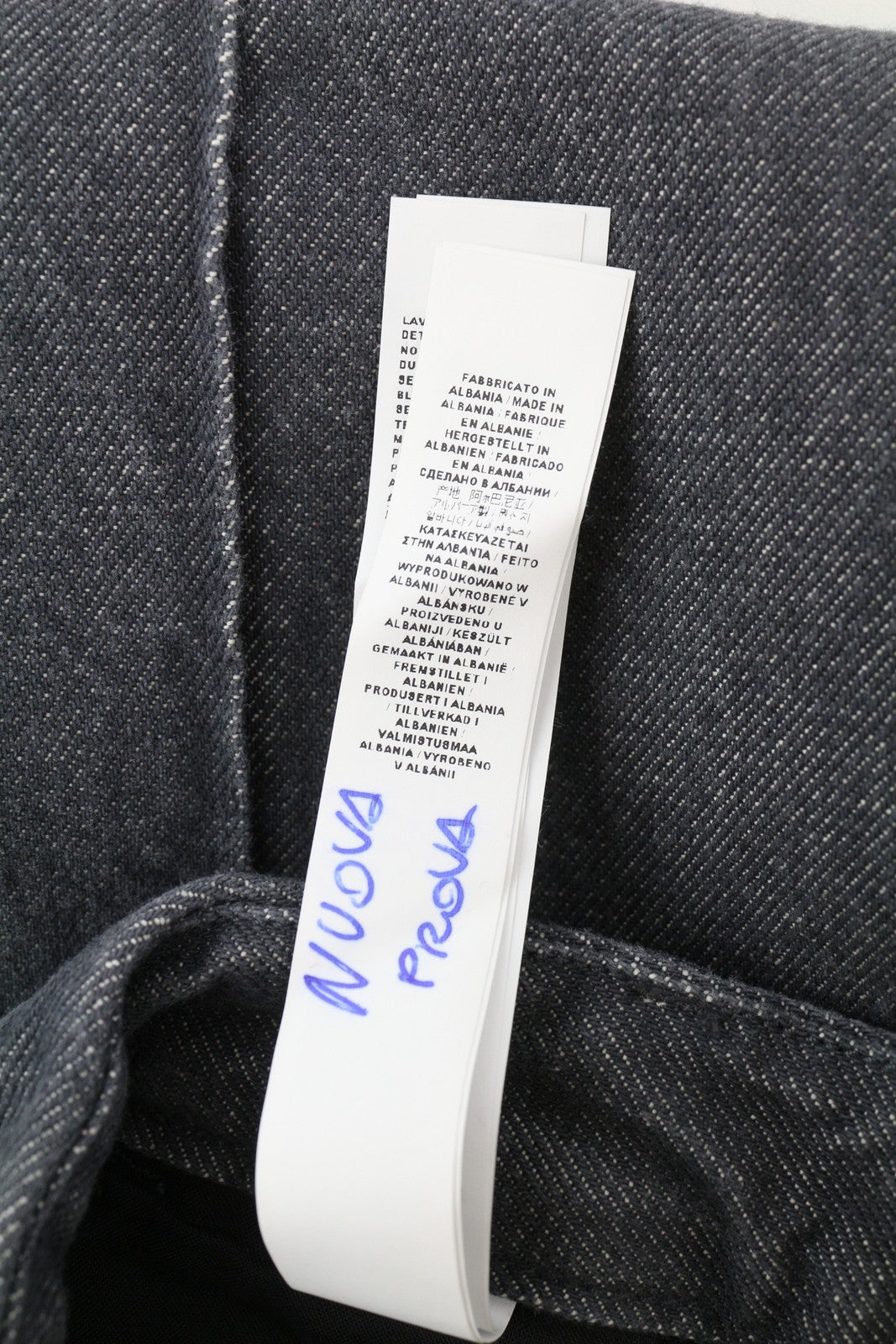 LIU JO Women Jeans W27 Wide Leg Dark Grey Denim High Waist Zip Pockets