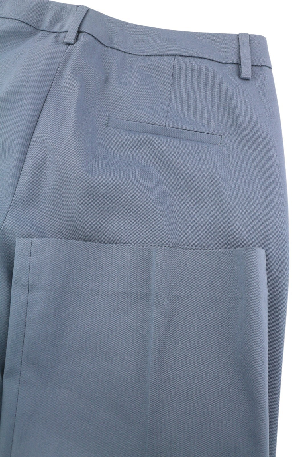 PT TORINO Jaine Women Trousers 42 W30 Blue Bootcut Zip Stretch Ankle RRP249