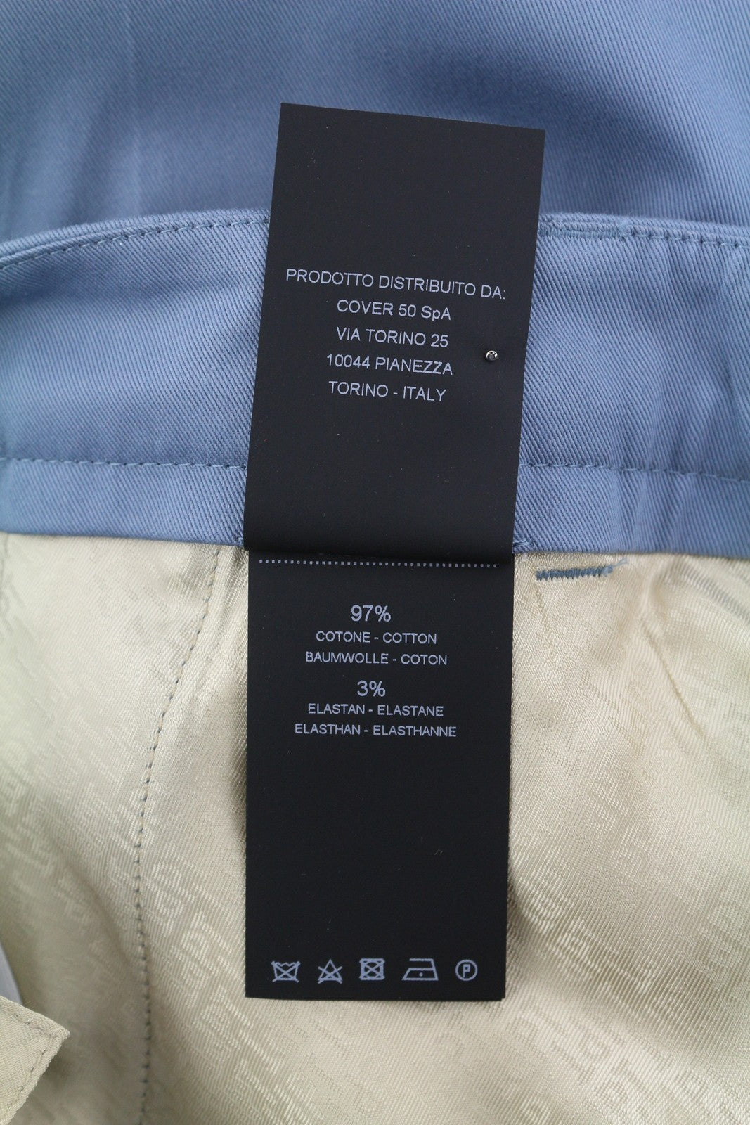 PT TORINO Jaine Women Trousers 48 W35 Blue Bootcut Zip Fly Ankle RRP249