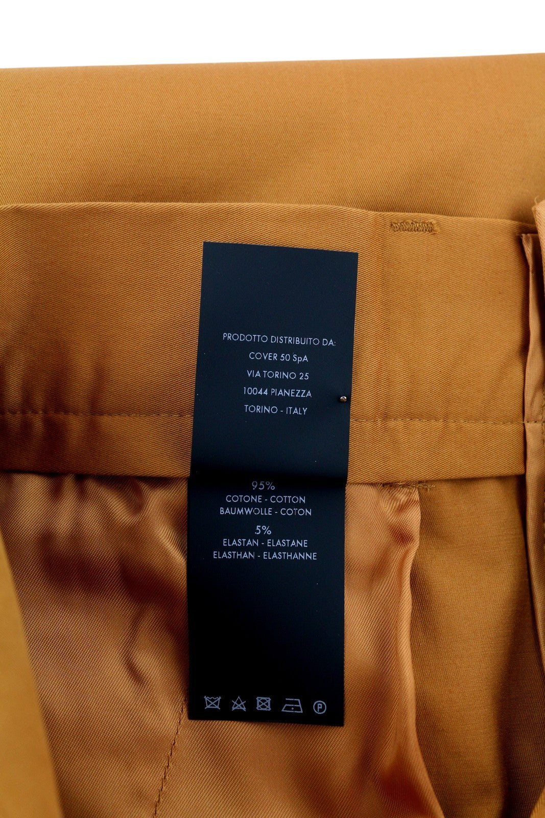 PT TORINO Gio Women Trousers 40 W31 Brown Slim Chino Turn-Up RRP240