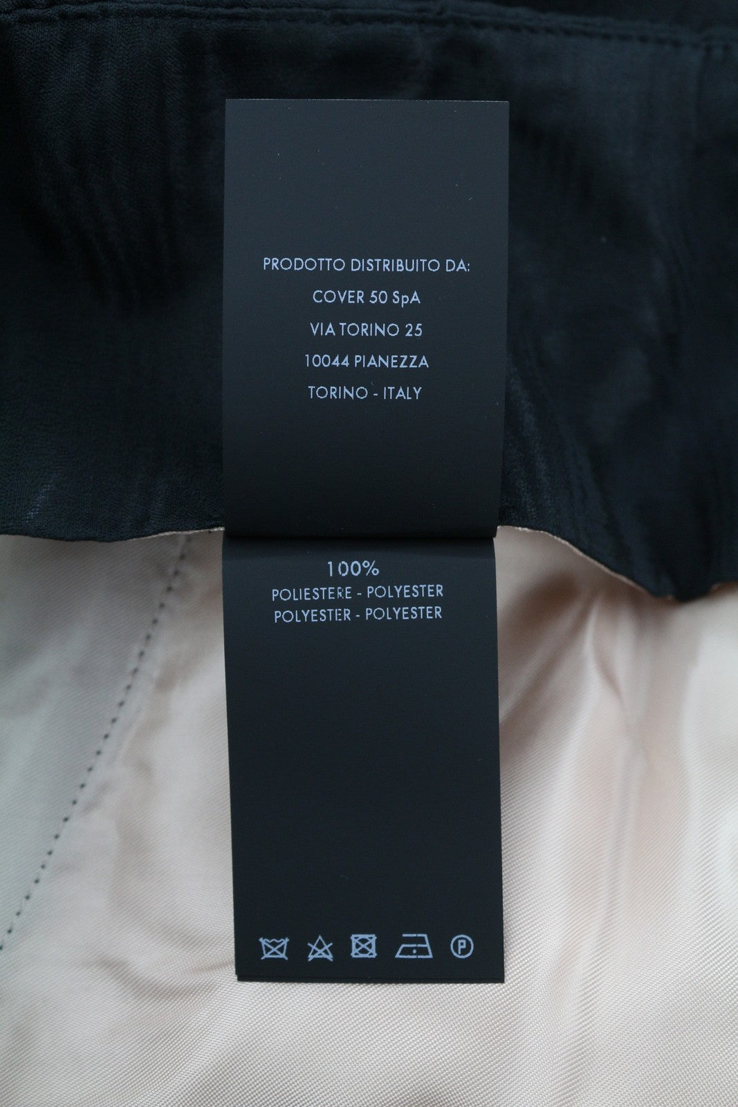 PT TORINO Mirna Women's Trousers 46 W34 Black Printed Regular Fit Zip