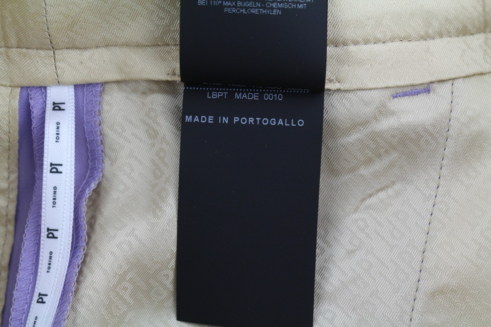 PT TORINO Isabel Women's Trousers 40 W26 Violet Wool Blend Fleece Flare RRP350