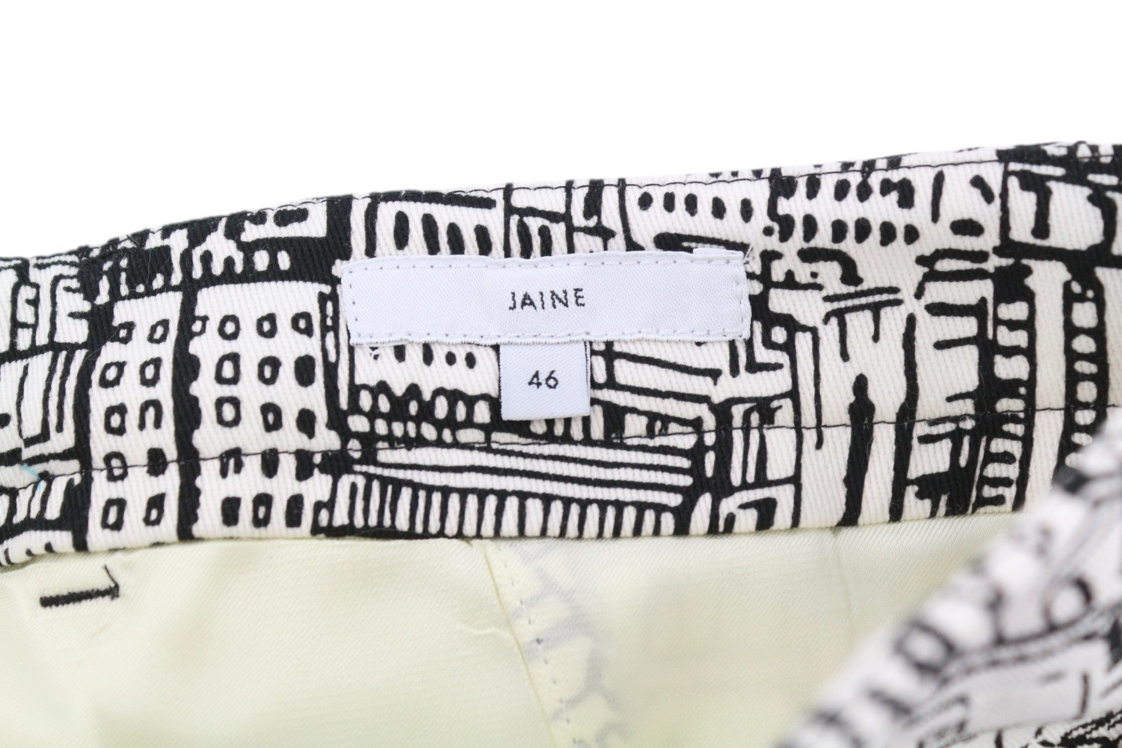 PT TORINO Jaine Women's Trousers 46 W32 City Print Bootcut Mid Ankle RRP249