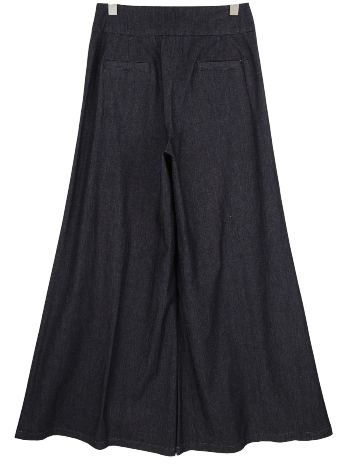 PT TORINO Matilde Women's Trousers 42 W28 Denim Look Blue High Waist Flare