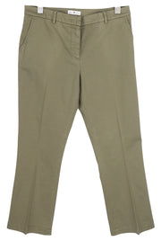 PT TORINO Jaine Women's Trousers 44 W32 Mid Grey Bootcut Ankle Zip Style RRP249