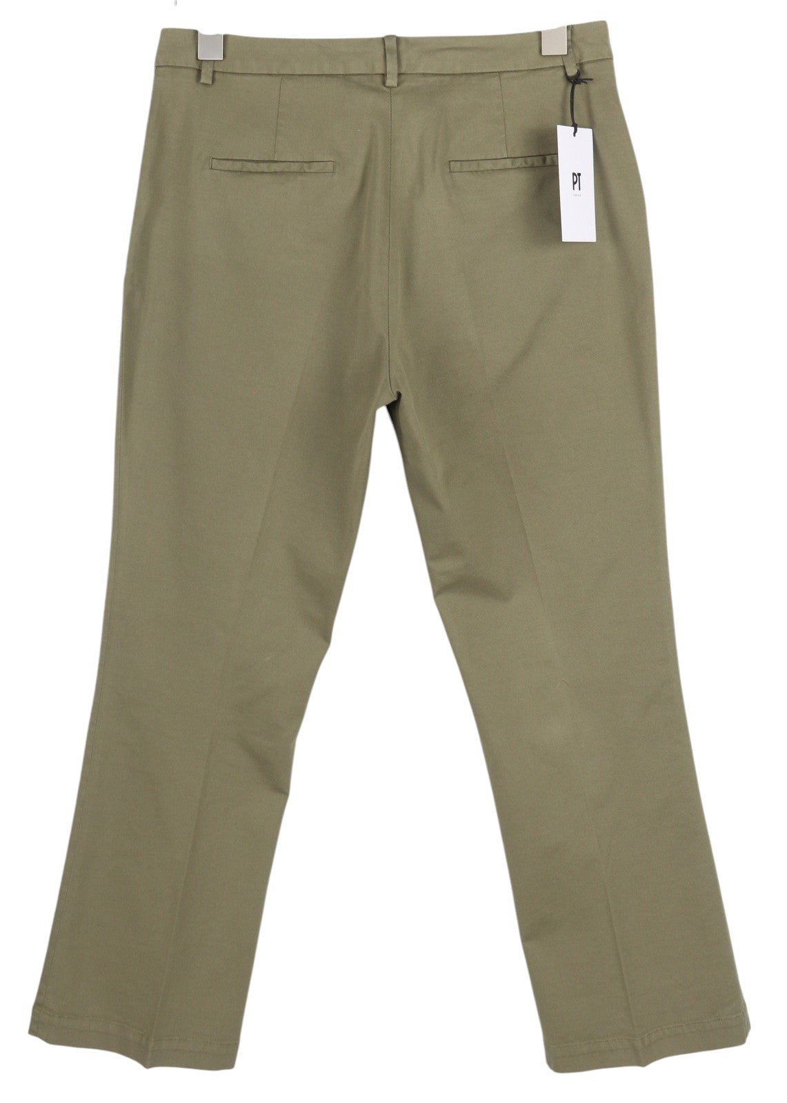 PT TORINO Jaine Women's Trousers 44 W32 Mid Grey Bootcut Ankle Zip Style RRP249