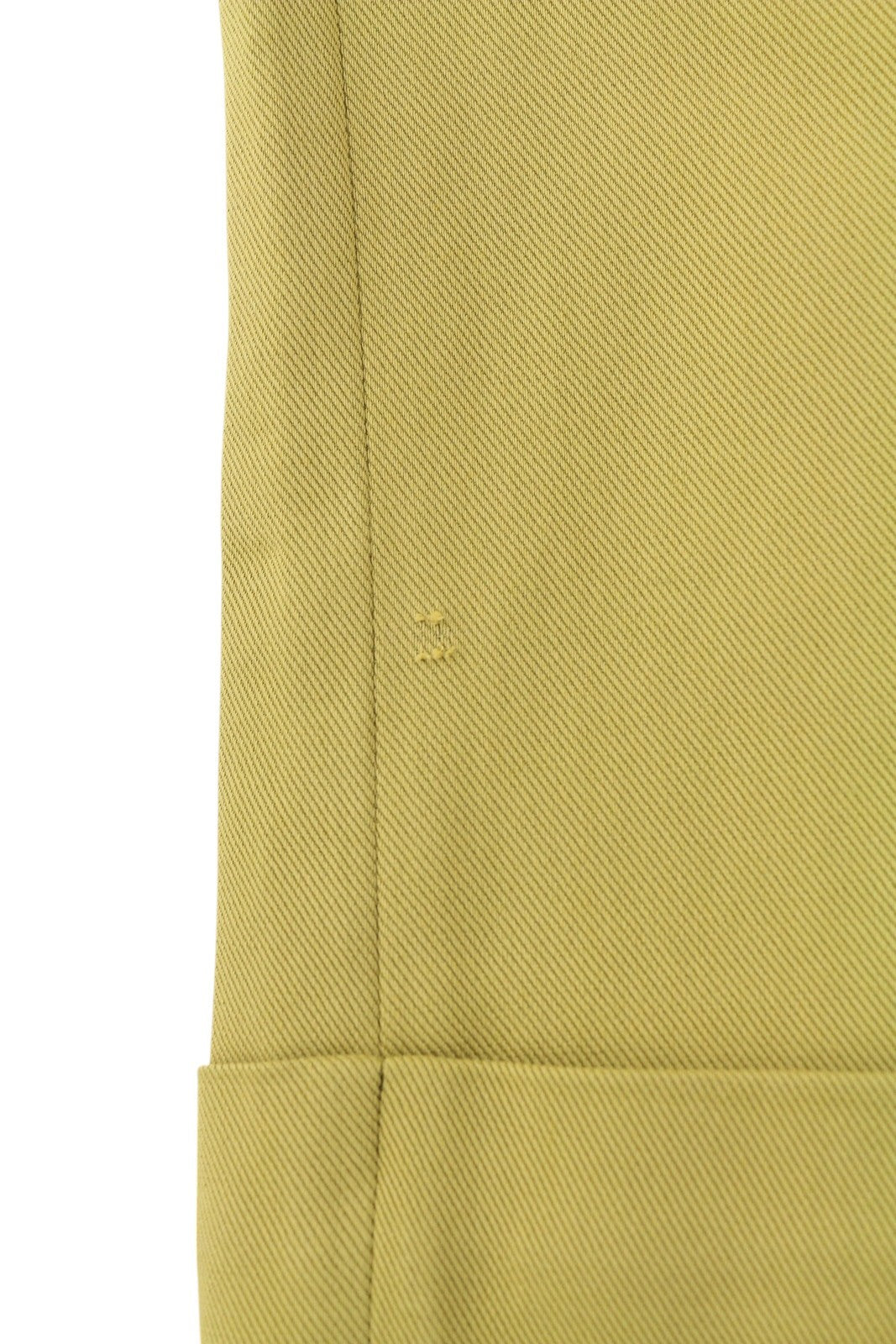 PT TORINO Colette Women's Trousers 42 W30 Green Linen Turn-Up Ankle Zip RRP315