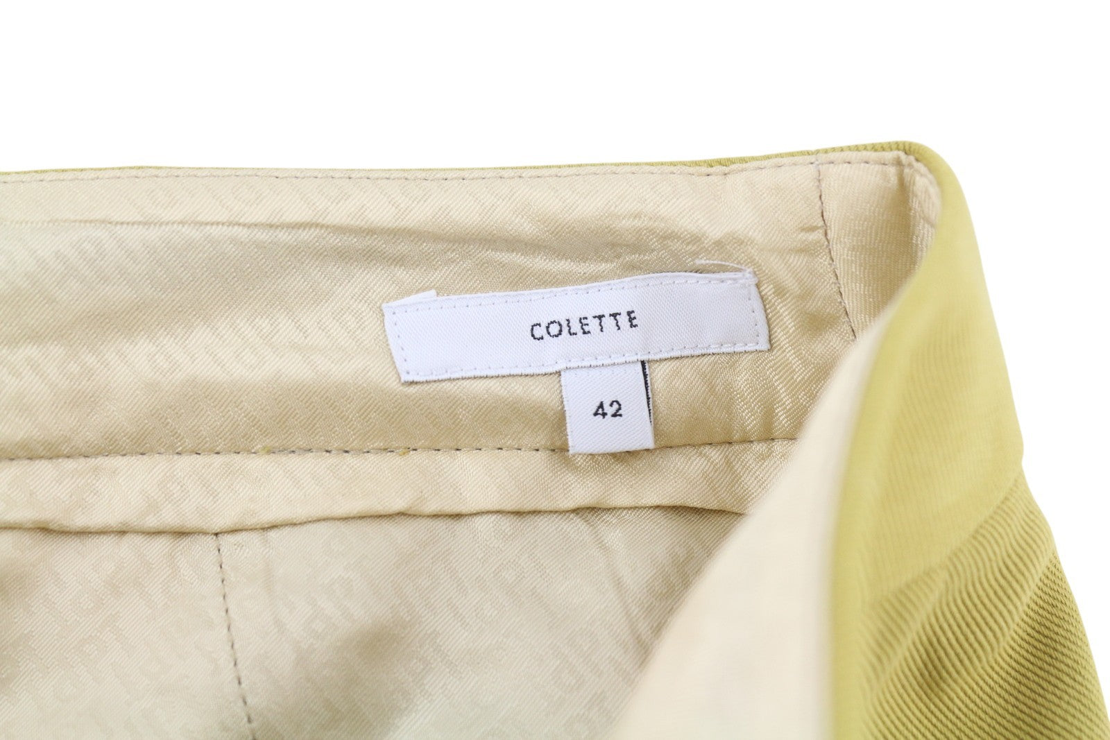 PT TORINO Colette Women's Trousers 42 W30 Green Linen Turn-Up Ankle Zip RRP315