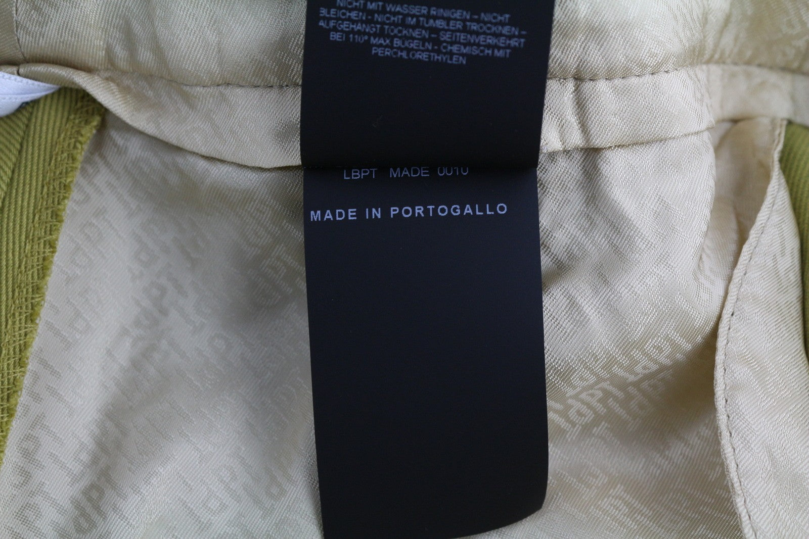 PT TORINO Colette Women's Trousers 40 W28 Green Linen Blend Zip Hem RRP315