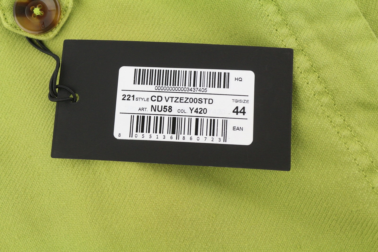 PT TORINO Zoe Women's Trousers 44 W30 Green Slim Cargo Linen High Waist