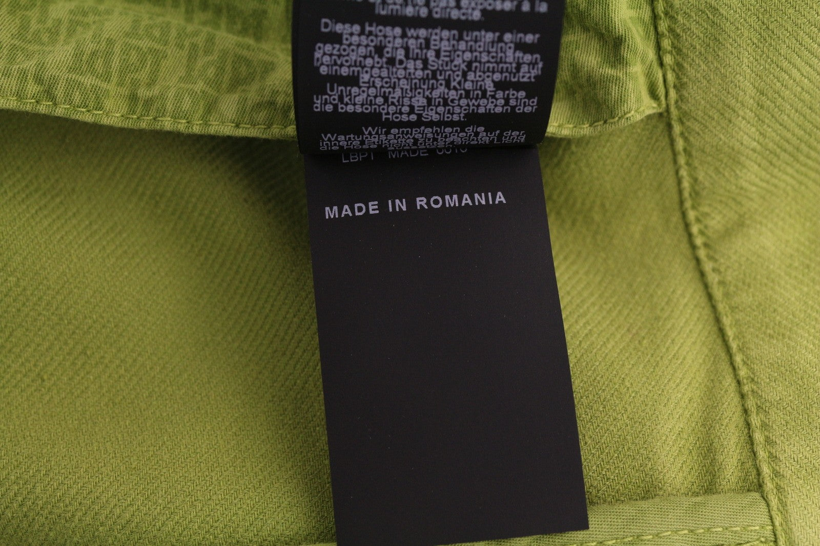 PT TORINO Zoe Women's Trousers 44 W30 Green Slim Cargo Linen High Waist