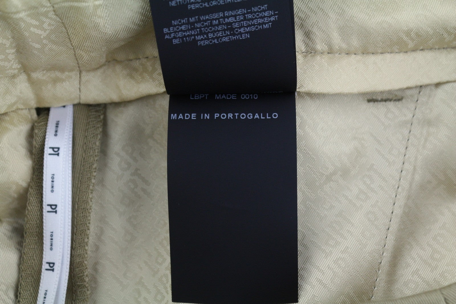 PT TORINO Isabel Women Trousers 40 W26 Beige Linen Blend Flared Pleated RRP350