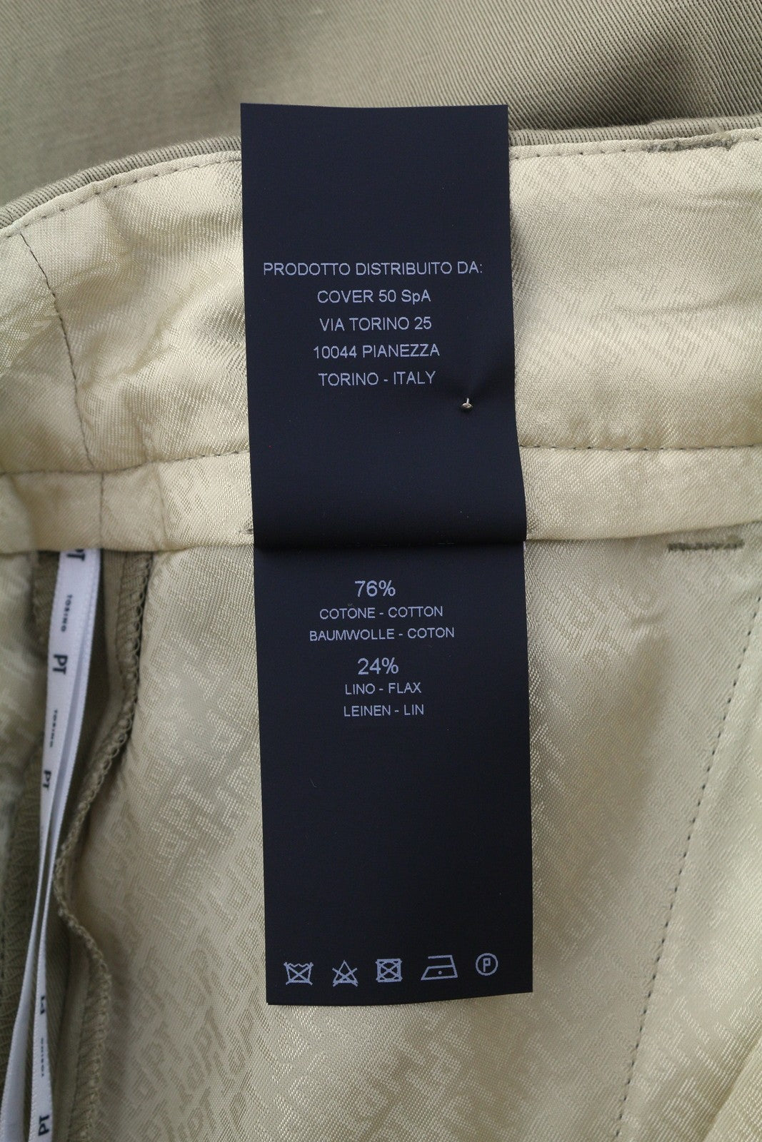 PT TORINO Isabel Women's Trousers 42 W28 Beige Linen Pleated Flared Fit RRP350