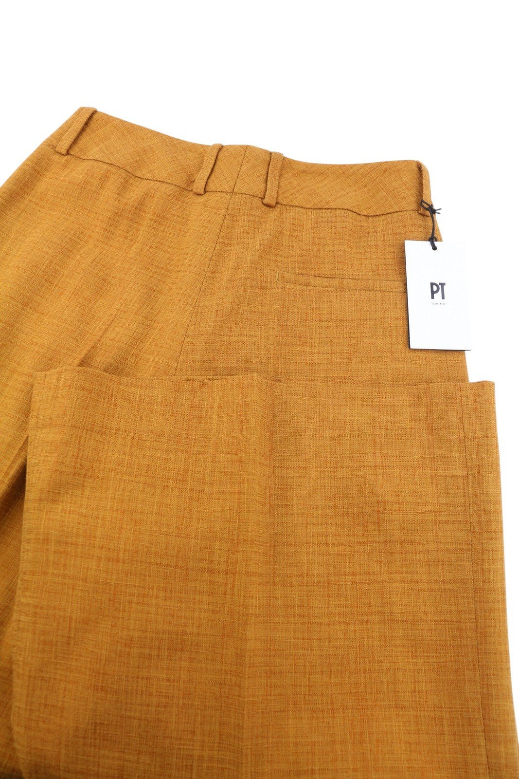 PT TORINO Judy Women's Trousers 42 W28 Brown Patterned Ankle Flared