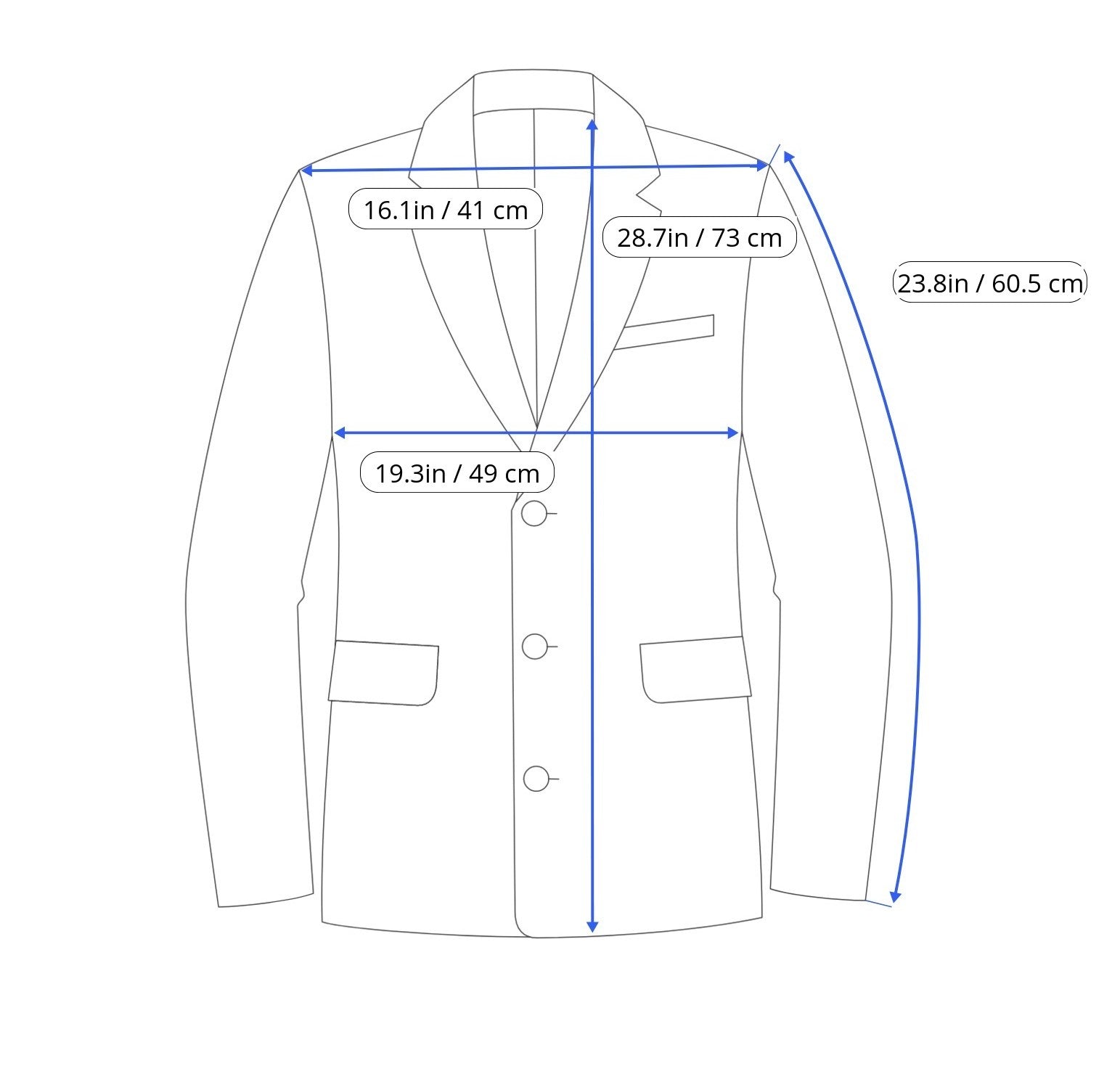 SUITSUPPLY La Spalla Men Suit UK34R Blue 2 Pc Slim Wool S110s Perennial