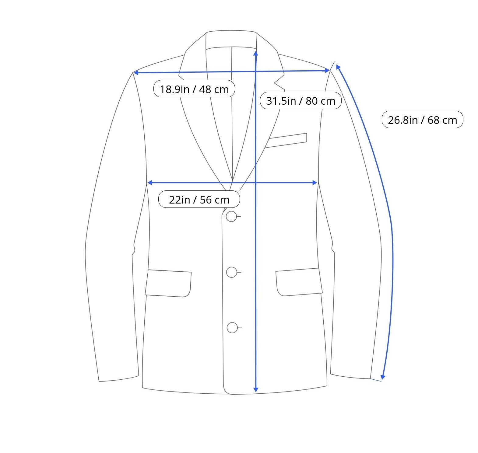 SUITSUPPLY Lazio Men Blazer UK44L Blue Slim Melange Wool S110s Perennial