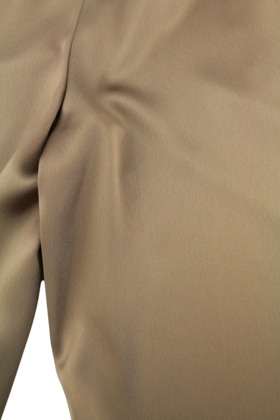 PT TORINO Lydia Women's Trousers 44 W31 Brown Shiny Flared Leg Elastic Waist