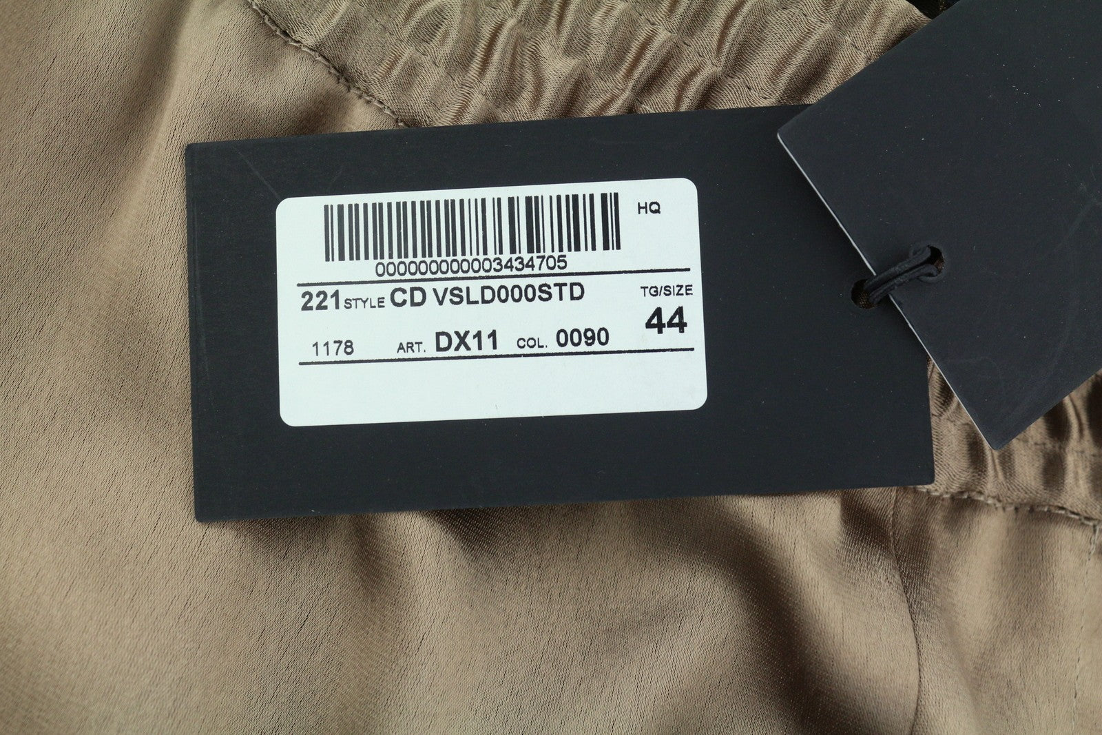 PT TORINO Lydia Women's Trousers 44 W31 Brown Shiny Flared Leg Elastic Waist