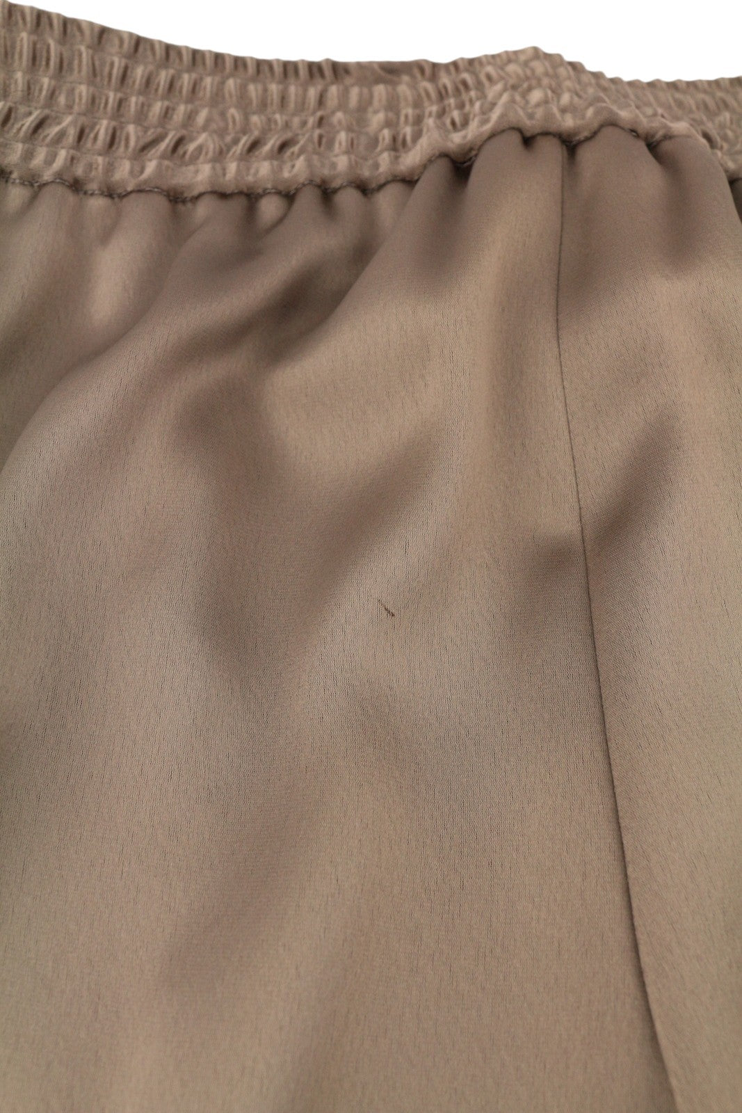 PT TORINO Lydia Women Trousers 40 W28 Brown Shiny Stretch Flare Elastic Waist