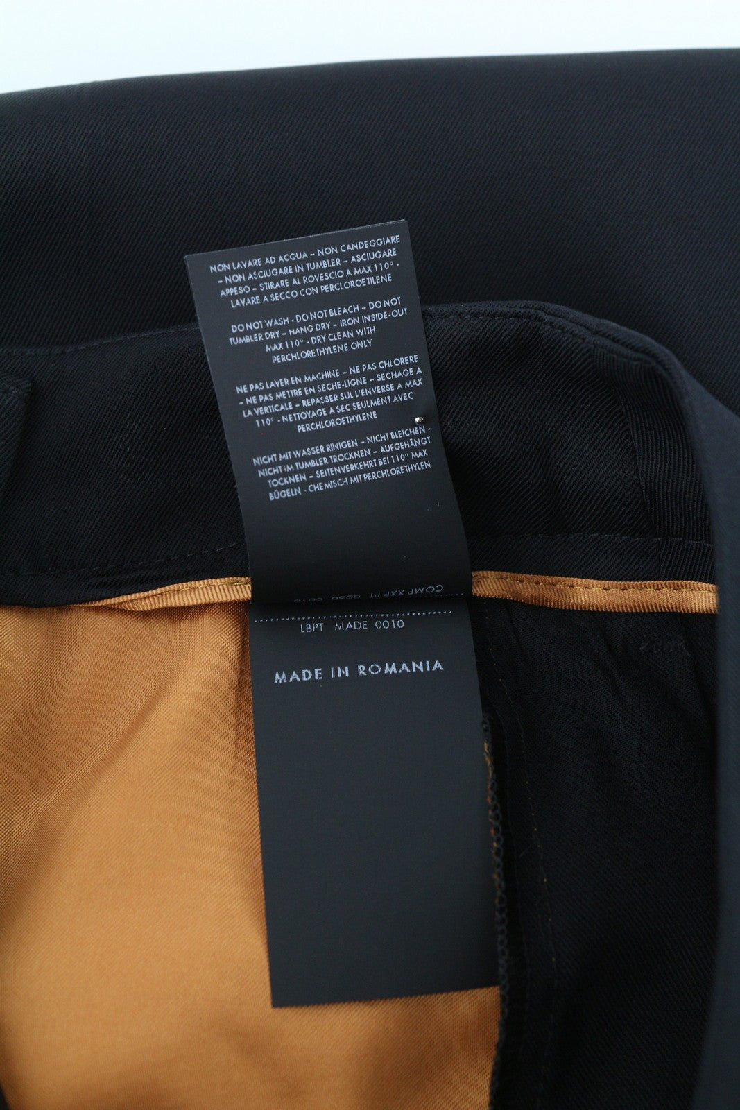 PT TORINO Mia Women's Trousers 38 W26 Black Flared Zip Fly High Waist Fit