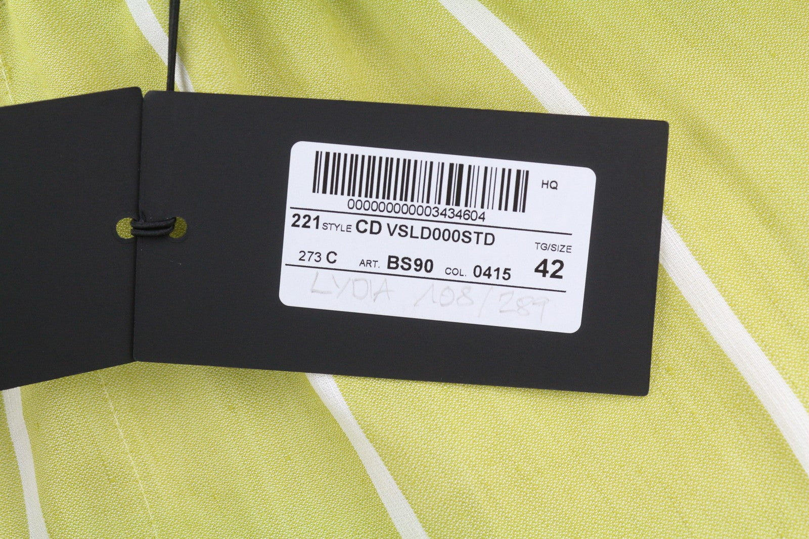 PT TORINO Lydia Women's Trousers 42 W30 Green Elastic Waist Pinstriped Linen