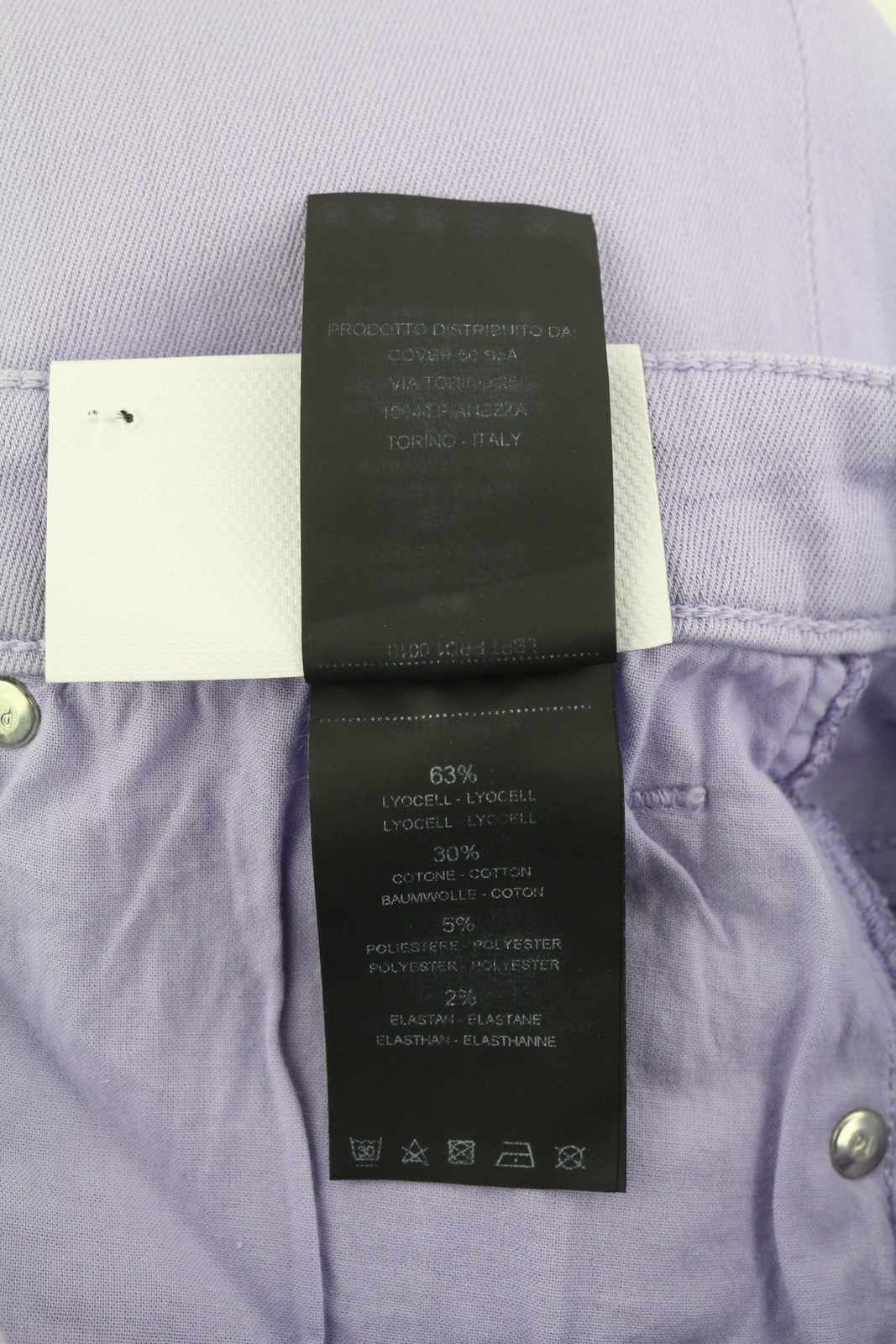 PT TORINO Kim Women's Jeans W32 Violet Purple Bootcut Stretch Ankle Fit