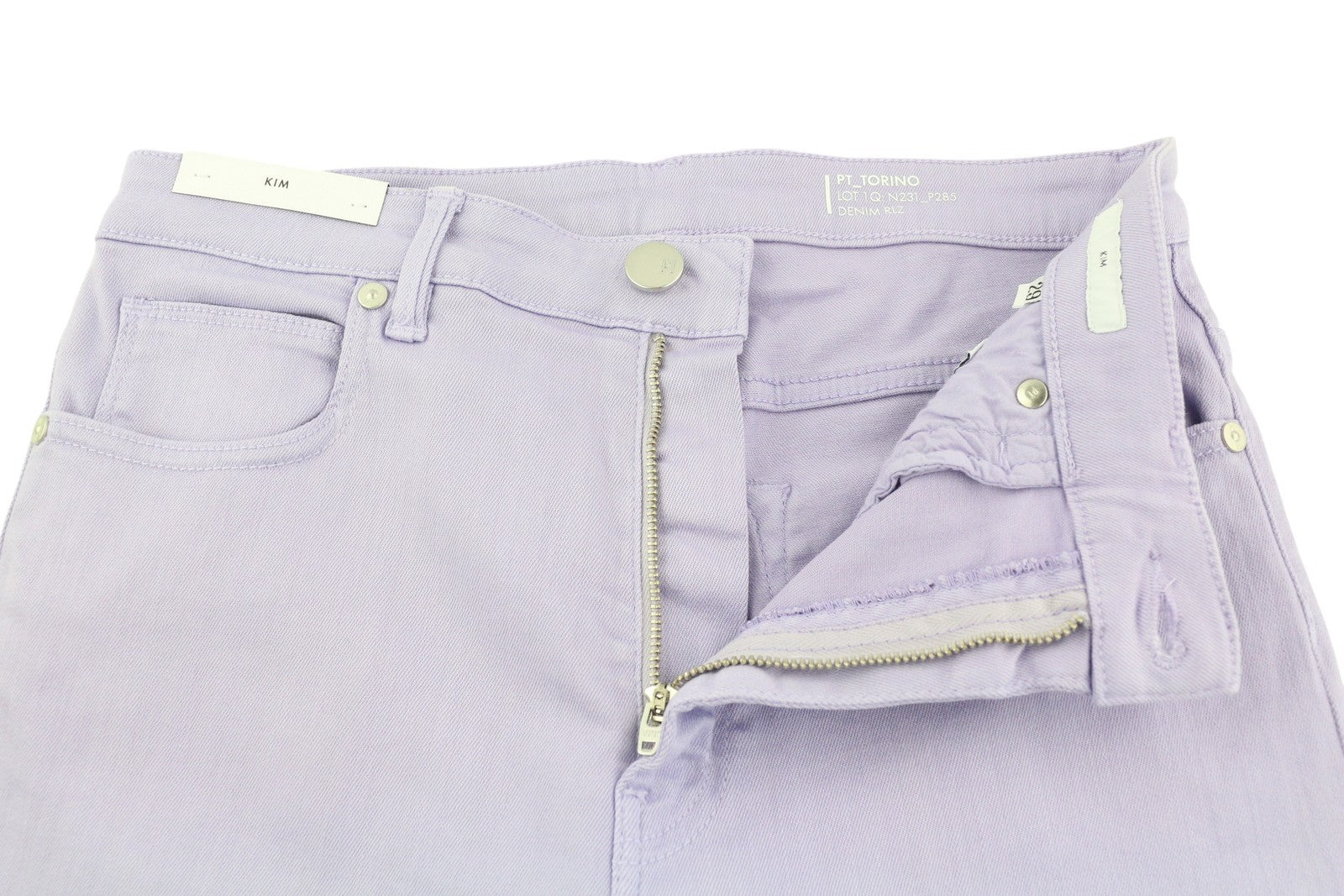PT TORINO Kim Women's Jeans W29 Violet Purple Stretch Bootcut Cropped